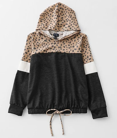 Girls - Color Block Hoodie
