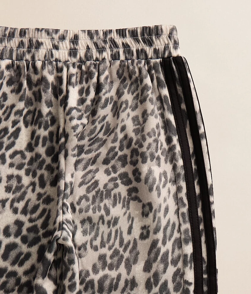 Girls - Cheetah Wide Leg Track Pant
