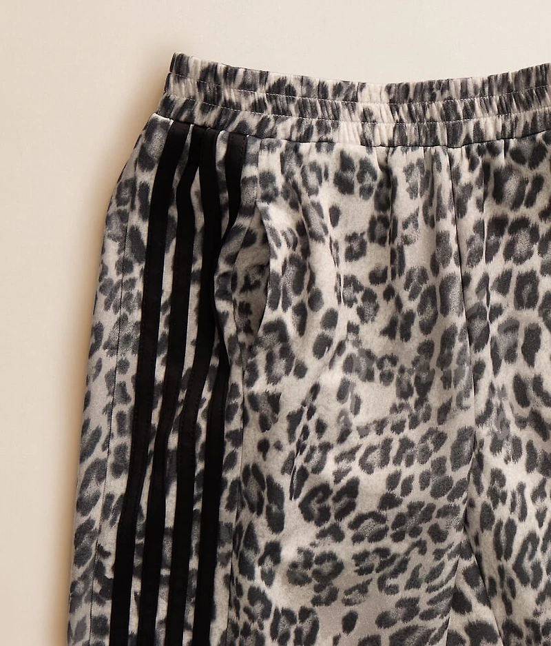 Girls - Cheetah Wide Leg Track Pant