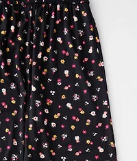 Girls - Floral Print Jumpsuit