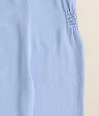 Girls - Smocked Jogger Overalls