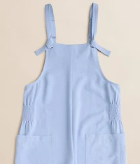 Girls - Smocked Jogger Overalls