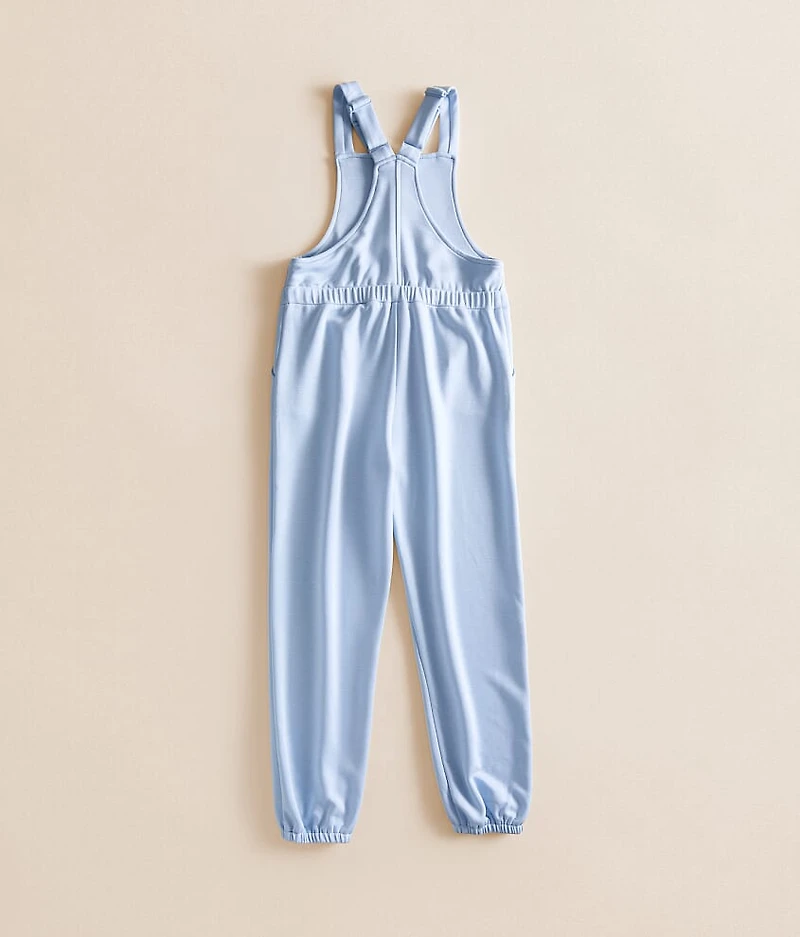 Girls - Solid Jogger Overalls
