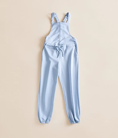 Girls - Solid Jogger Overalls