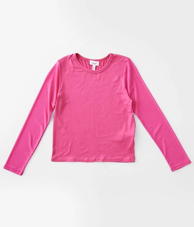 Girls - Mesh Sleeve Top