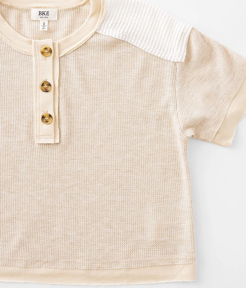 Girls - Waffle Henley