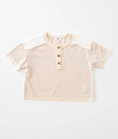Girls - Waffle Henley