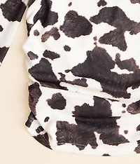 Girls - Cow Print Top