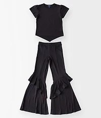 Girls - Ruffle Flare Pant