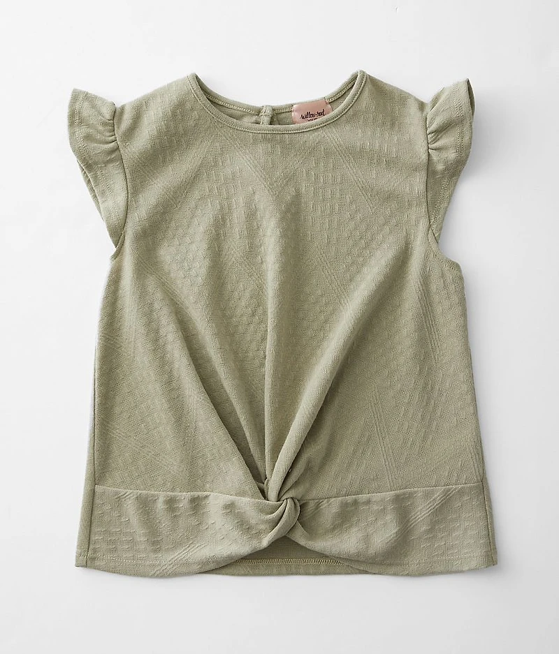 Girls - Flutter Sleeve Top