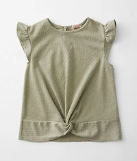 Girls - Flutter Sleeve Top