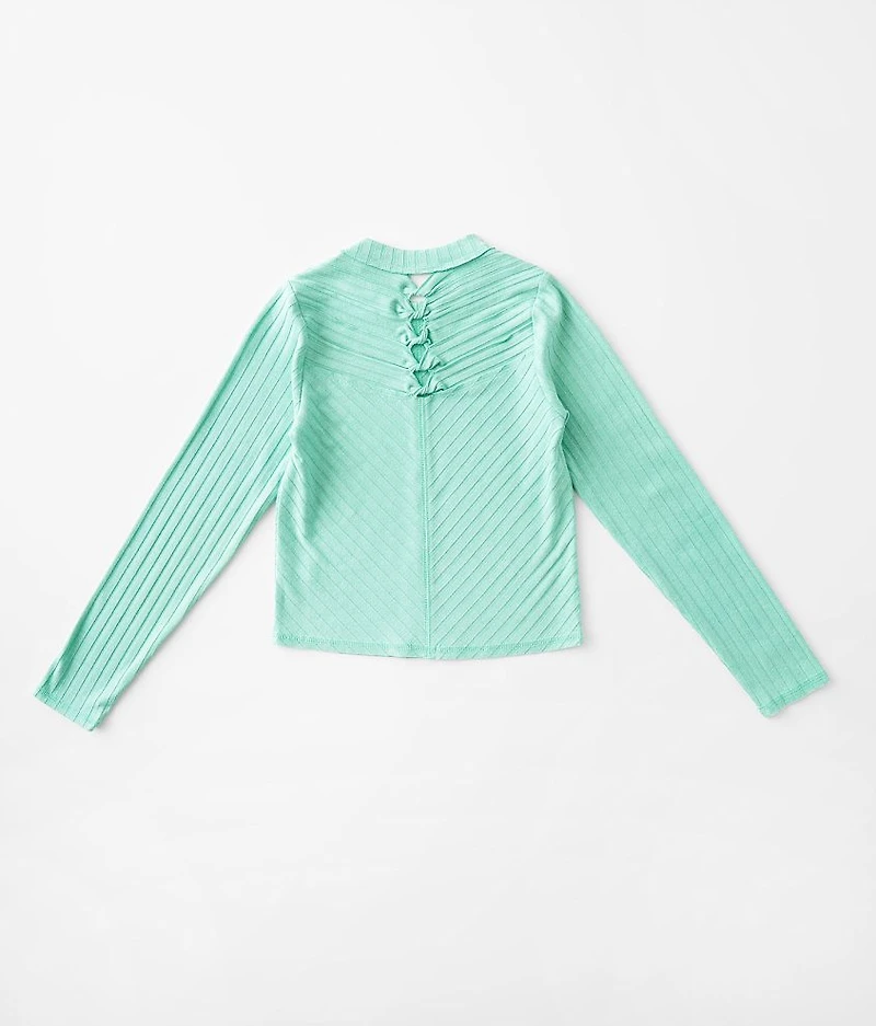 Girls - Wide Ribbed Top