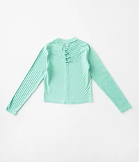 Girls - Wide Ribbed Top