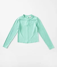 Girls - Wide Ribbed Top