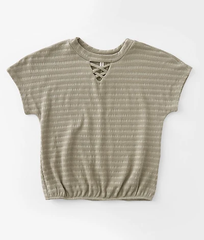 Girls - Strappy Ribbed Top