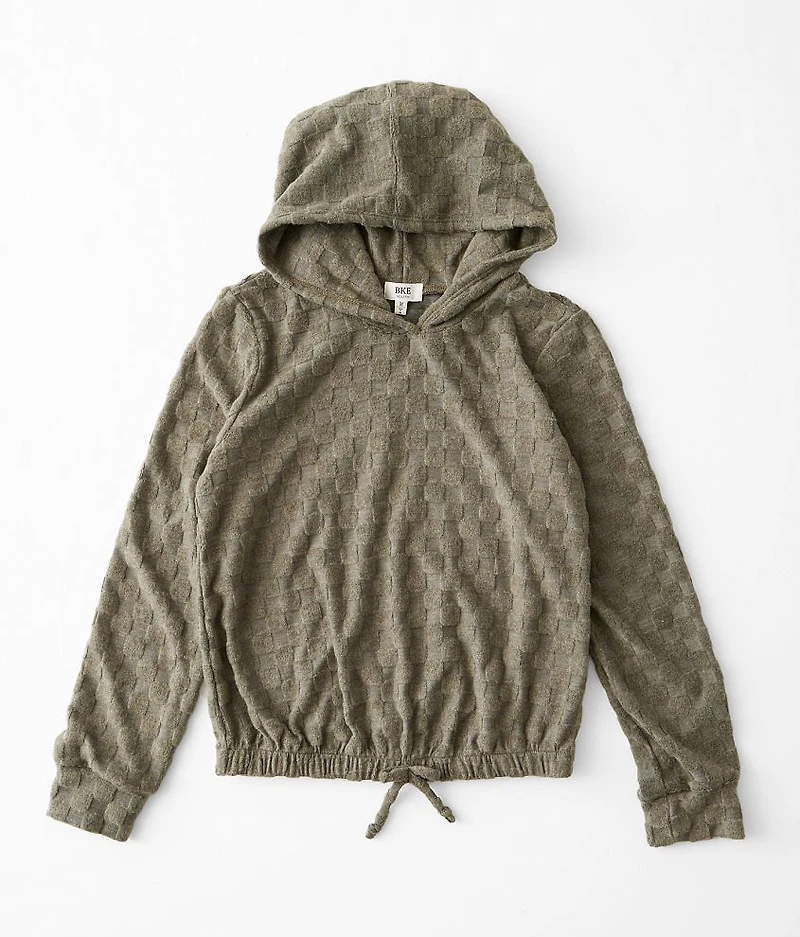 Girls - Brushed Checker Hoodie