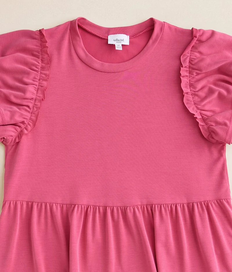 Girls - Ruffled Peplum Top
