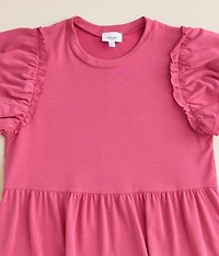 Girls - Ruffled Peplum Top