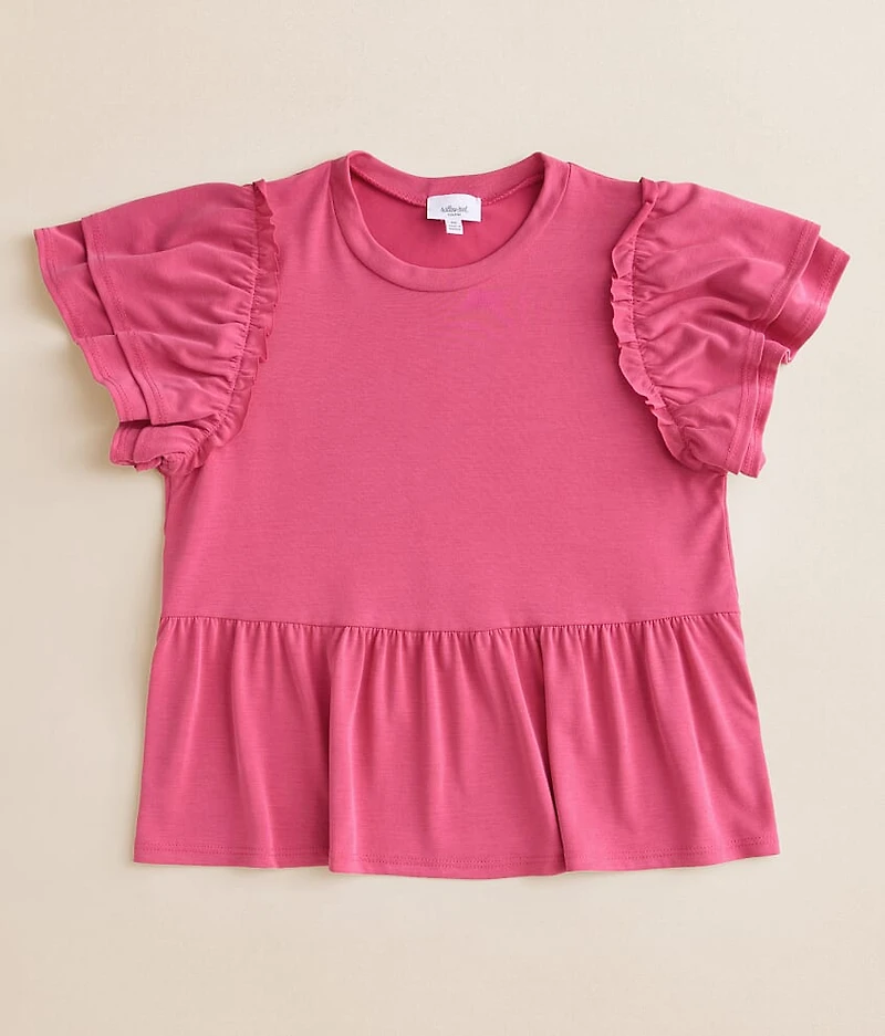 Girls - Ruffled Peplum Top