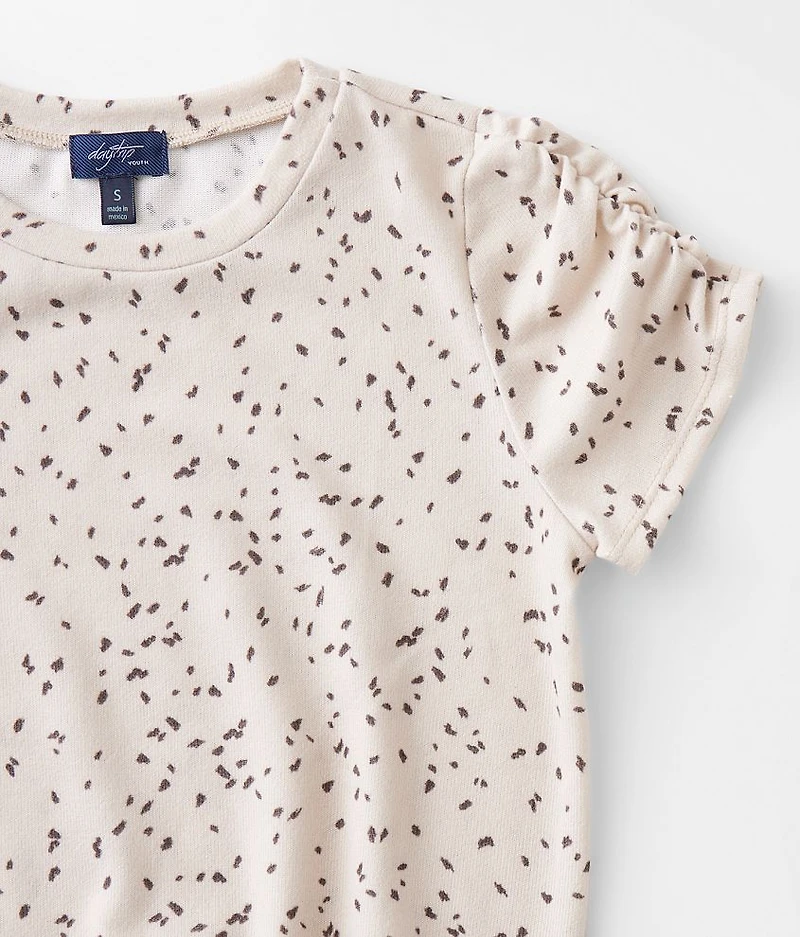 Girls - Brushed Knit Top