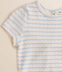 Girls - Twisted Back Striped T-Shirt