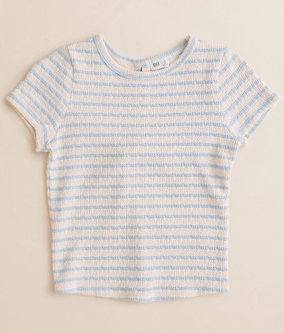 Girls - Twisted Back Striped T-Shirt
