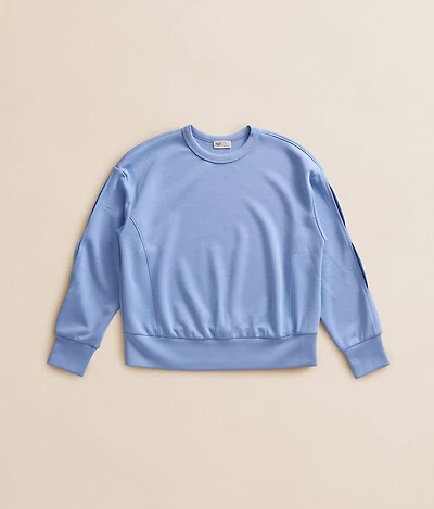 Girls - Pieced Knit Pullover