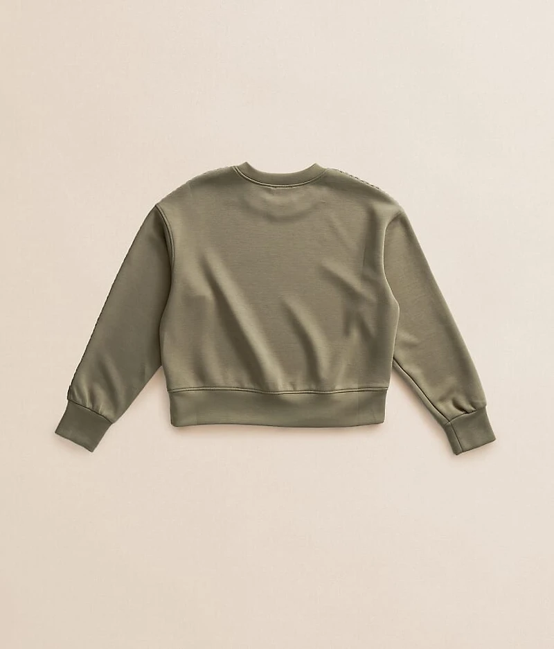 Girls - Lace Trim Pullover