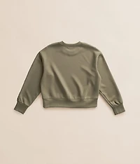 Girls - Lace Trim Pullover