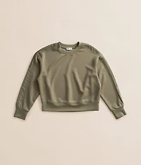 Girls - Lace Trim Pullover