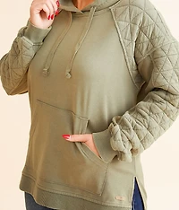 Washed Knit Hooded Sweatshirt