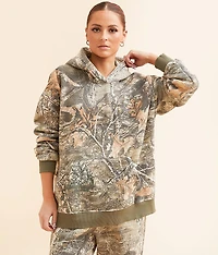 Camo Oversized Hooded Sweatshirt