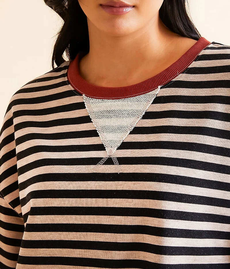 Striped Knit Pullover