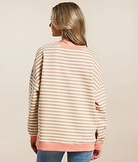 Striped Knit Pullover