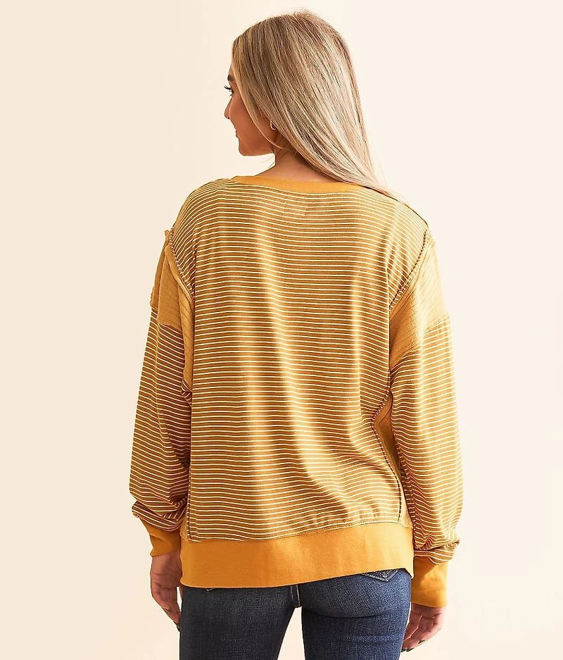 Striped Knit Top