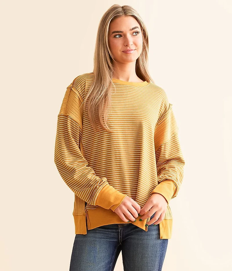 Striped Knit Top