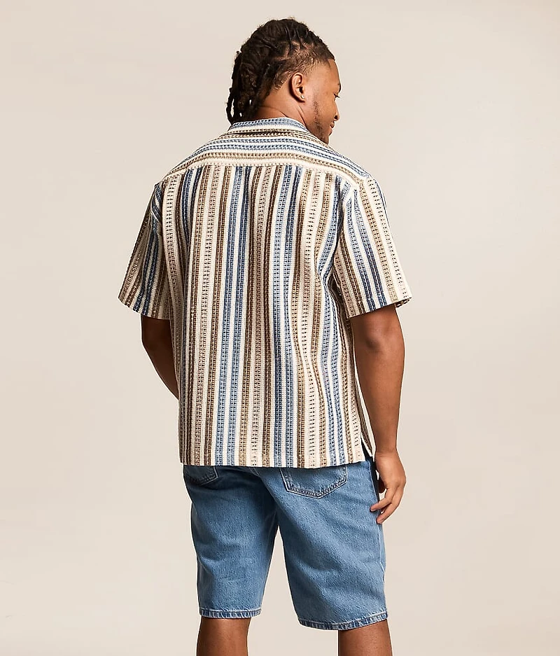 Striped Crochet Shirt