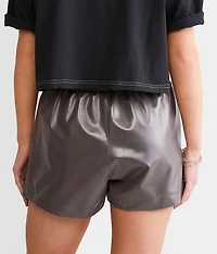 Faux Leather Short