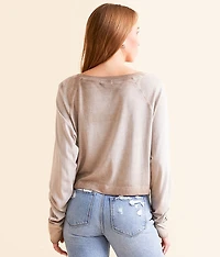 Burnout Cropped Top