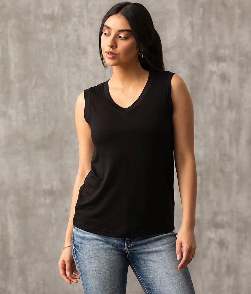 Eased V-Neck Tank Top