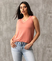 Eased V-Neck Tank Top