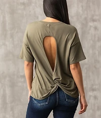 Twisted Open Back Top