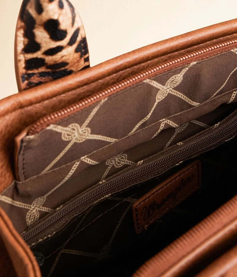 Leopard Structured Purse