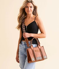Leopard Structured Purse