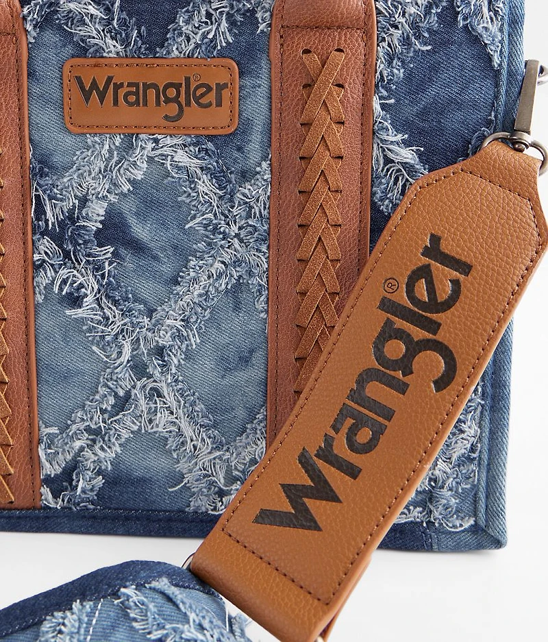 Structured Denim Purse