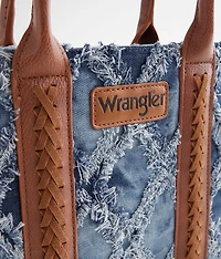 Structured Denim Purse