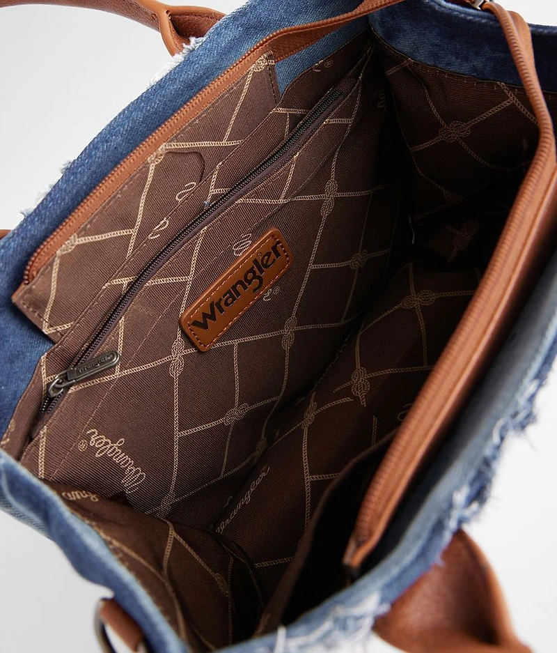 Structured Denim Purse