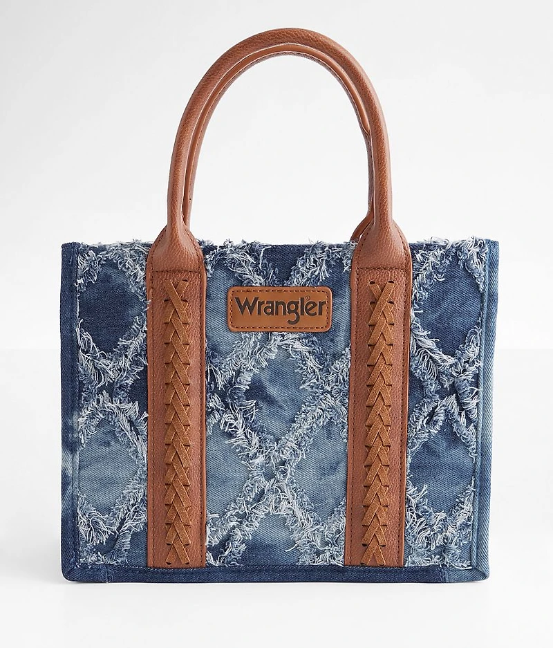 Structured Denim Purse