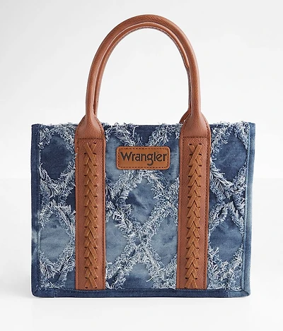 Structured Denim Purse