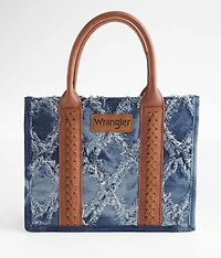 Structured Denim Purse